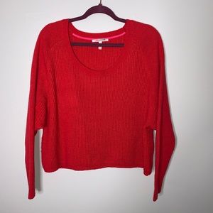 Victoria’s Secret red crop sweater